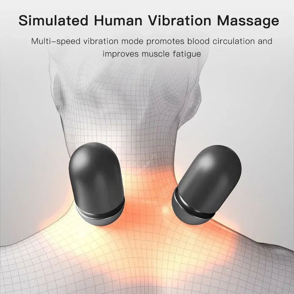 Orthopedic Heated Neck Massager Pillow