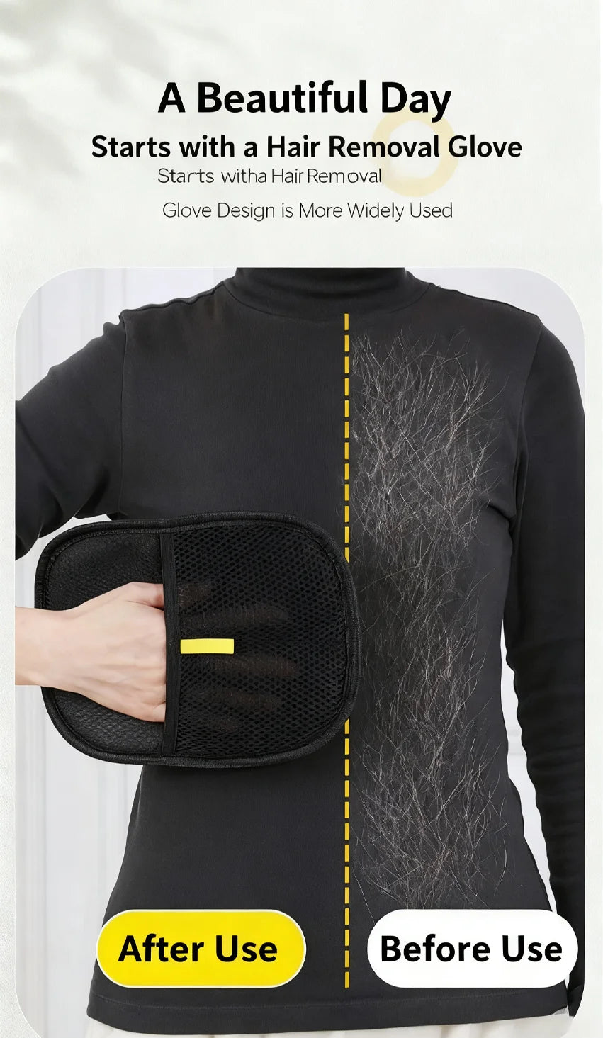 Electrostatic pet hair remover